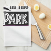 Funny Dinosaur Eine Mama ist ein Spaziergang im Pa Geschirrtuch (Viertel Falte)