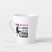 Funny Dinosaur Eine Mama ist ein Spaziergang im Pa Milchtasse (Linke Ecke)