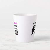 Funny Dinosaur Eine Mama ist ein Spaziergang im Pa Milchtasse (Vorderseite)