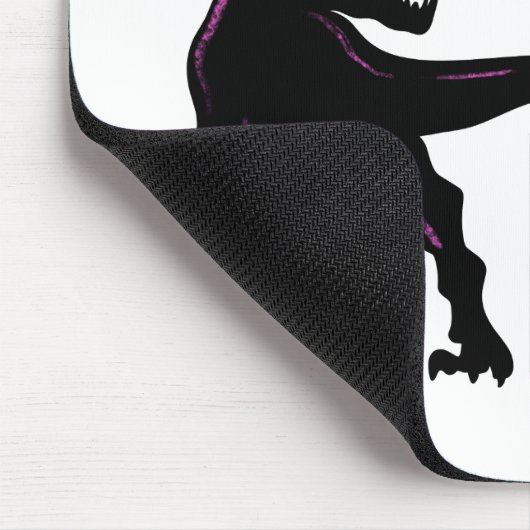 Funny Dinosaur Eine Mama ist ein Spaziergang im Pa Mousepad (Ecke)