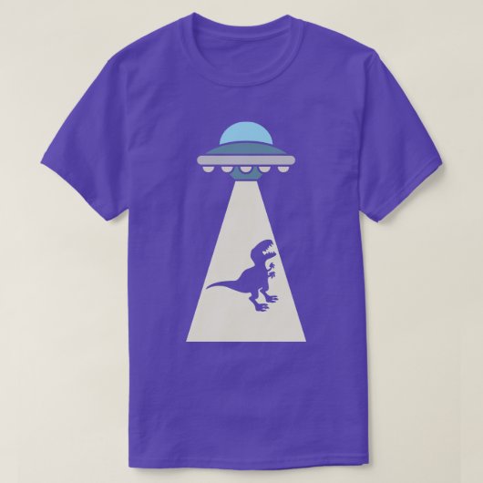 Funny Dinosaur Entführung T-Shirt (Design vorne)