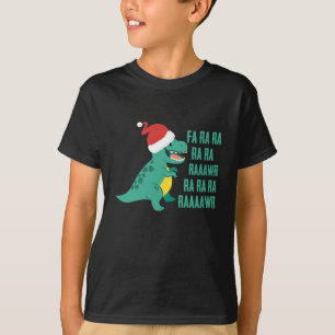 Funny Dinosaur Fa Ra Rawr Rawr Weihnachten TRex xm T-Shirt