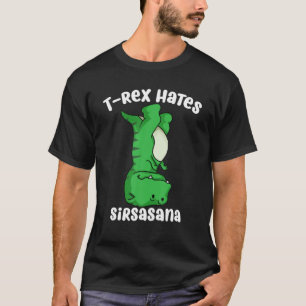 Funny Dinosaur Geschenk Coolen T-rex Hates Sirsasa T-Shirt