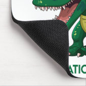 Funny Dinosaur Grammar Lesson Mousepad (Ecke)