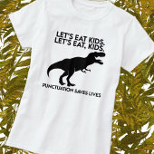 Funny Dinosaur Grammar Lesson T-Shirt