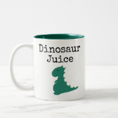 Funny Dinosaur Juice Tasse (Links)