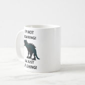 Funny Dinosaur Kaffeetasse (Vorderseite Links)