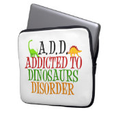 Funny Dinosaur Laptopschutzhülle (Vorderseite Links)