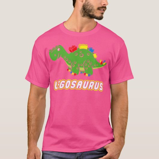 Funny Dinosaur Legosaurus Legos Saurus Dino T-Shirt (Vorderseite)