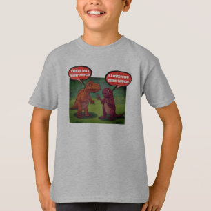Funny Dinosaur Liebe T-Rex Pun T - Shirt Design