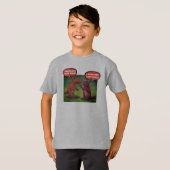 Funny Dinosaur Liebe T-Rex Pun T - Shirt Design (Vorne ganz)