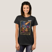 Funny Dinosaur Meteor Extinction T-Shirt (Vorne ganz)