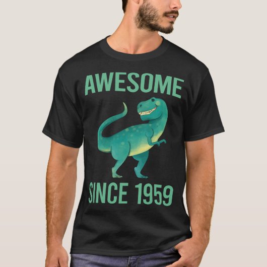 Funny Dinosaur - Phantastisch seit 1959 T-Shirt (Vorderseite)