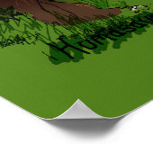 Funny Dinosaur Philosophie Wenn es keinen Gott.. Poster (Ecke)