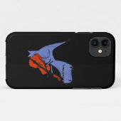 Funny Dinosaur Playing Cello Case-Mate iPhone Hülle (Rückseite (Horizontal))