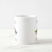 Funny Dinosaur Pun Valentinstag Tasse für ihn (Mittel)