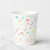 Funny dinosaur Scooter Toy Birthday Junge Party Pappbecher (Rückseite)