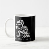 Funny Dinosaur Skeleton Costume Goth Men Women Hal Kaffeetasse (Links)