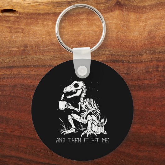 Funny Dinosaur Skeleton Costume Goth Men Women Hal Schlüsselanhänger (Vorderseite)