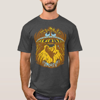 Funny Dinosaur T-Shirt Retro Vintage Entführung