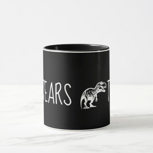 Funny Dinosaur Tears KaffeeTasse (Zentrum)