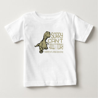 Funny Dinosaur - Tut mir leid, kann heute nicht er Baby T-shirt