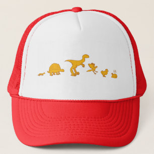 Funny Dinosaur und Hühner-Evolution Truckerkappe