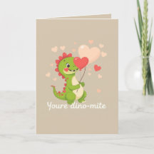 Funny Dinosaur Valentinstag