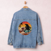 FUNNY DINOSAUR WAVE KANAGAWA VINTAG JEANSJACKE (Hangar)