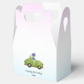 Funny Dinosaurier antikes Auto B2S Kindergeburtsta Geschenkschachtel (Geöffnet)