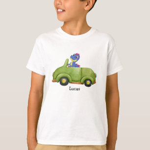 Funny Dinosaurier Antikwagen Geburtstagsschüler T-Shirt