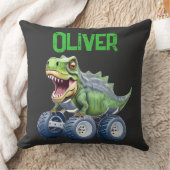 Funny Dinosaurier Monster LKW Kissen (Decke)