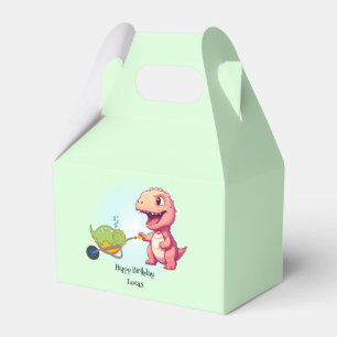 Funny Dinosaurier Strohkarren Geburtstagskinder Pa Geschenkschachtel