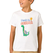 Funny Dinosaurier zurück in die Schule mit Rucksac