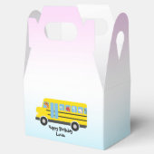 Funny dinosaurier Zurück zur Schule Bus Junge Gebu Geschenkschachtel (Geöffnet)