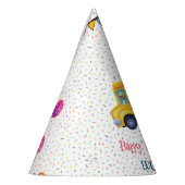 Funny dinosaurier Zurück zur Schule Bus Junge Gebu Partyhütchen (Links)