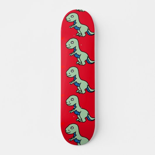 FUNNY DINOSUAR ART Skateboards (Vorne)