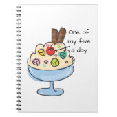 Funny Diquoise Ice Notizblock (Vorderseite)