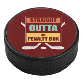 Funny direkt über der Bühne Eishockey Puck (3/4)