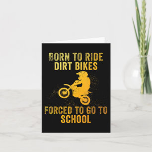 Funny Dirt Bike Art für Boys Giro del Malcantone Karte