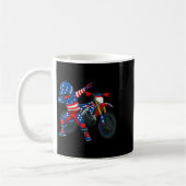 Funny Dirt Bike Art Rider Motocross Motorcycle Dir Kaffeetasse (Links)