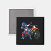 Funny Dirt Bike Art Rider Motocross Motorcycle Dir Magnet (Vorderseite/Rückseite)