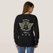 Funny Dirt Bike Club , Elegantes und Cooles Papa G Sweatshirt (Schwarz voll)