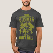 Funny Dirt Bike Geschenk für Motocross Lover Vater T-Shirt (Vorderseite)