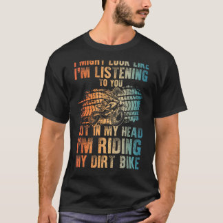 Funny Dirt Bike Kunst für Männer Frauen Dirtbike M T-Shirt