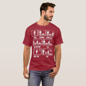 Funny Dirt Bike Wandern T-Shirt (Vorne ganz)