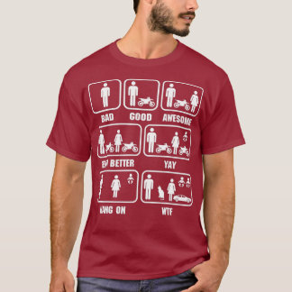 Funny Dirt Bike Wandern T-Shirt