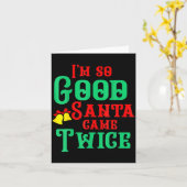 Funny Dirty Naughty Inappropriate Christmas Karte (Gelbe Blume)