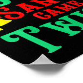 Funny Dirty Naughty Inappropriate Christmas  Poster (Ecke)