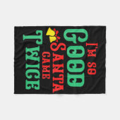 Funny Dirty Naughty Inappropriate Christmas T Shir Fleecedecke (Vorderseite (Horizontal))